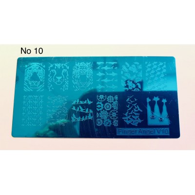 Plaque stamping XL no10